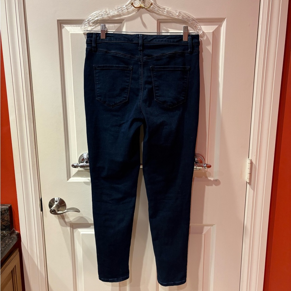 Talbots dark blue denim jeggings size 6P - Picture 6 of 6